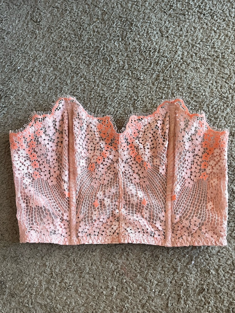 Victoria Secret Pink Lace Bustier